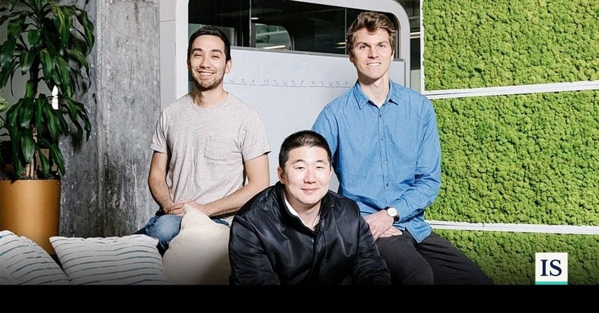 Airtable CEO Howie Liu and Co Founders Andrew Ofstad and Emmett Nicholas