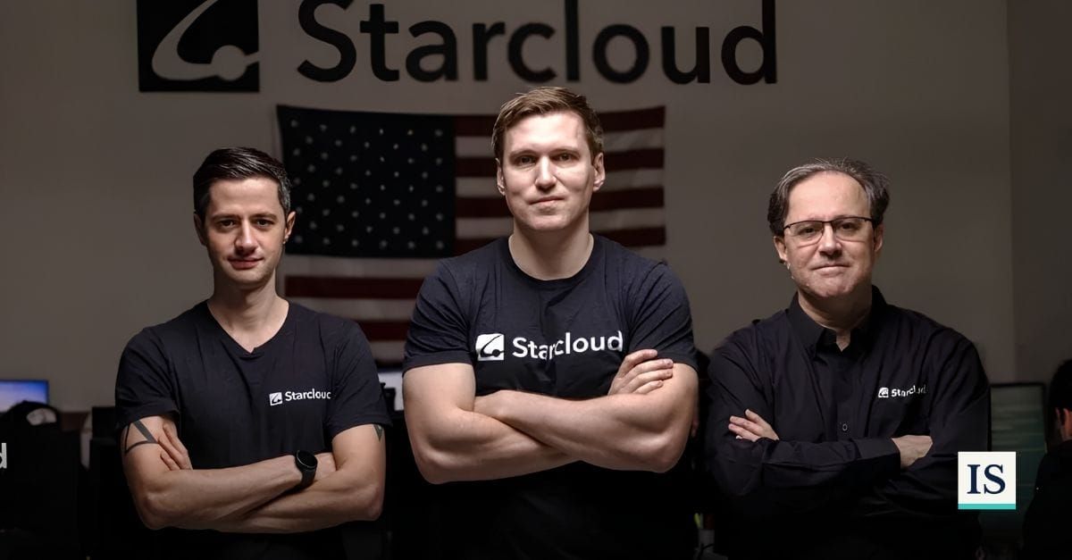 Starcloud Founders Ezra Feilden, Philip Johnston and Adi Oltean