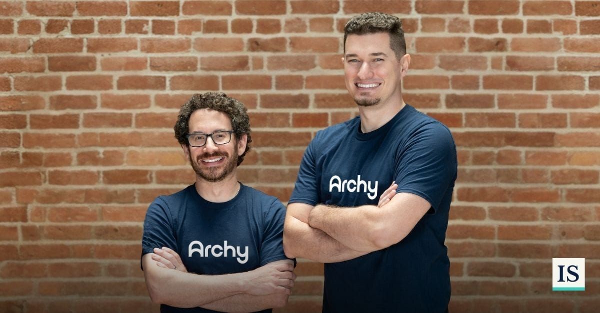 Archy CEO Jonathan Rat and CTO Benjamin Kolin 