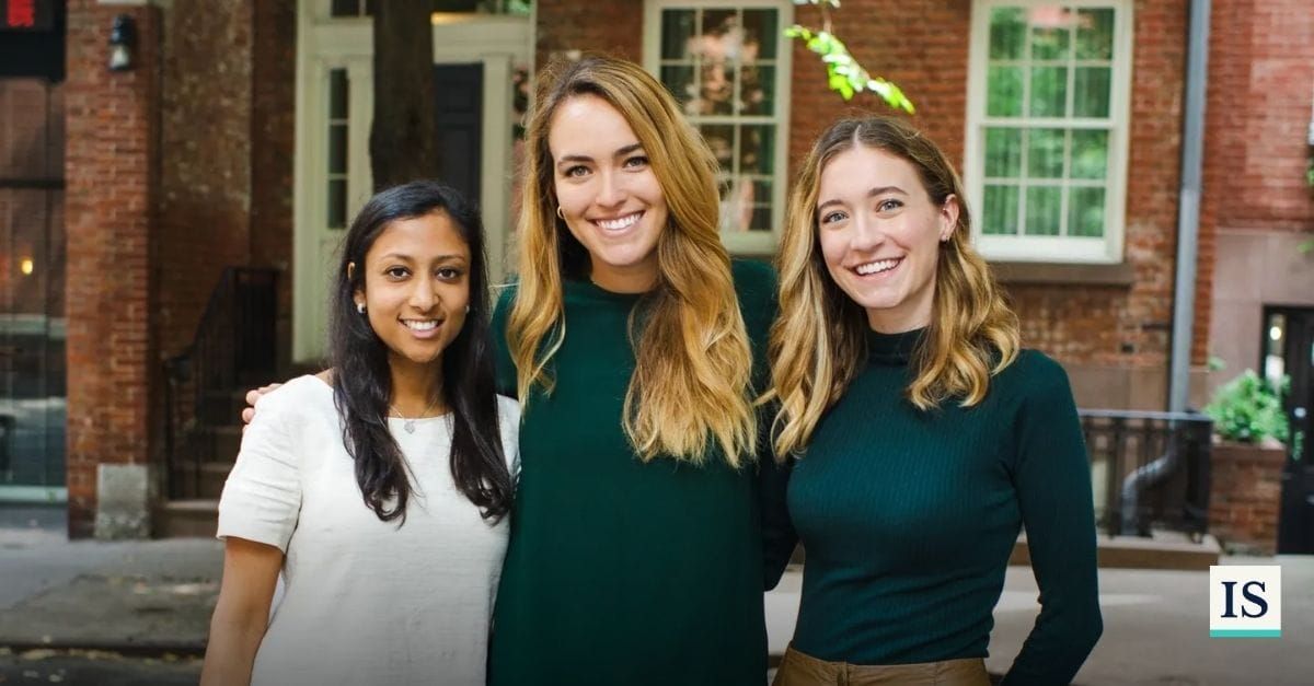 Evvy Founders Priyanka Jain, Laine Bruzek and Pita Navarro.