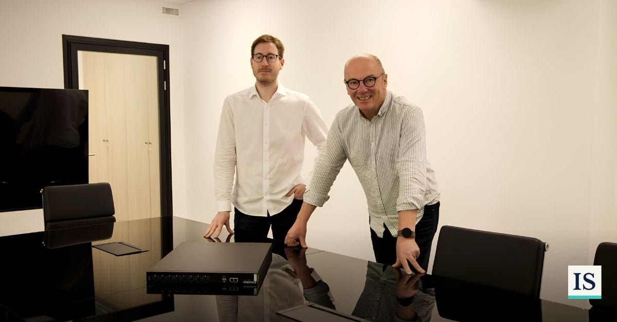 iPronics CEO Christian Dupont CTO Daniel Pérez-López