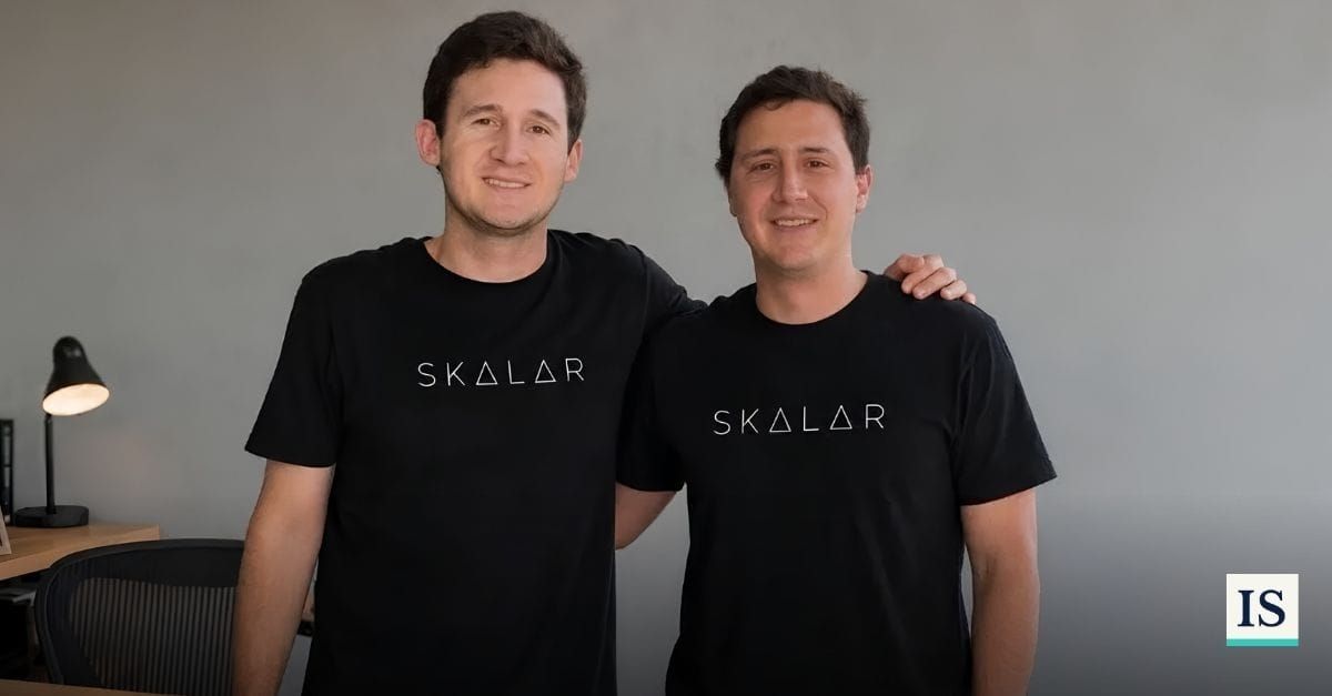 Skalar CEO Sebastián Cárdenas and COO Daniel Castrillón