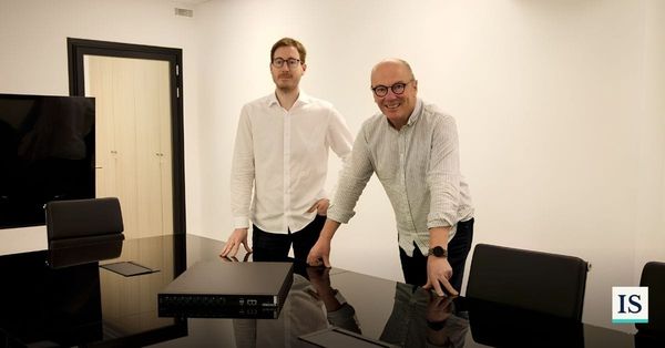 iPronics CEO Christian Dupont CTO Daniel Pérez-López