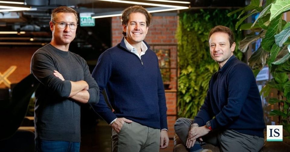 A5X Founders Carlos Ferreira Filho, Karel Luketic and Nilson Monteiro