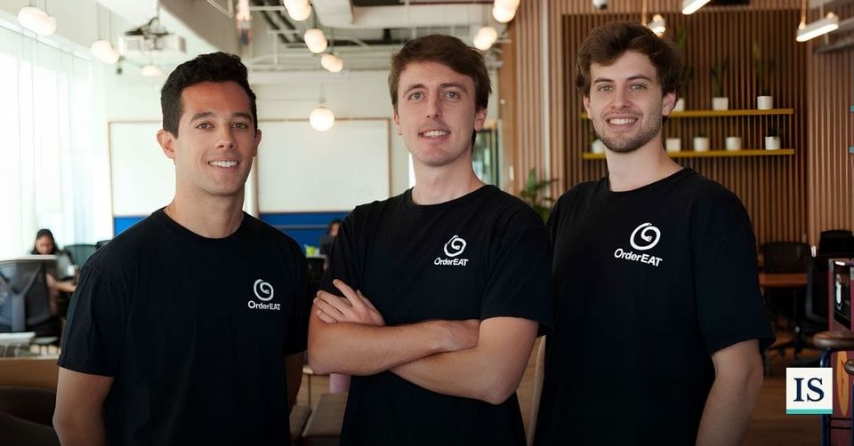 OrdearEAT Founders Matías Craviotto, Luis Pedro Carrero and Juan Manuel Rodríguez