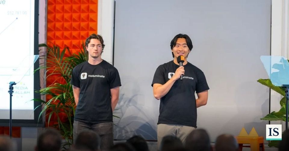 Halluminate CEO Jerry Wu and CTO Wyatt Marshall