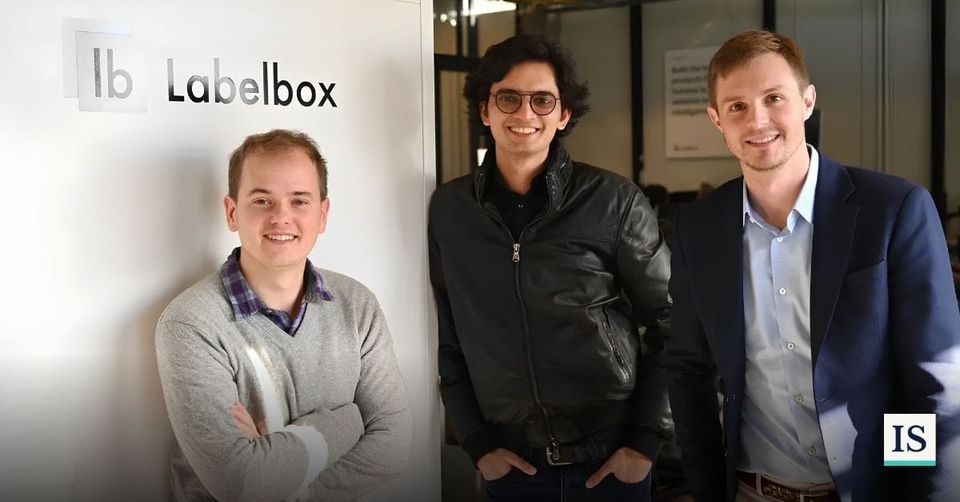 Labelbox Founders Manu Sharma, Brian Rieger and Dan Rasmuson. 