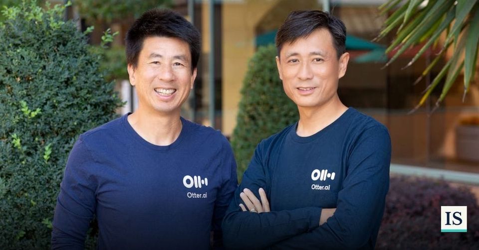 Otter.ai CEO Sam Liang and CTO Yun Fu