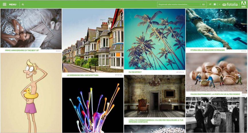 Raccolta di idee - Fotolia blog