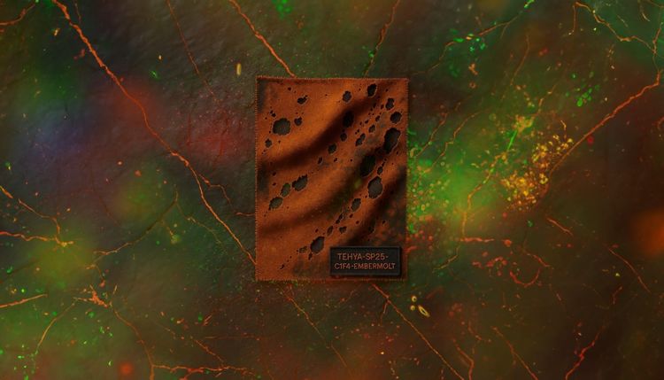 Fantasy Eco-Fabric: Embermolt