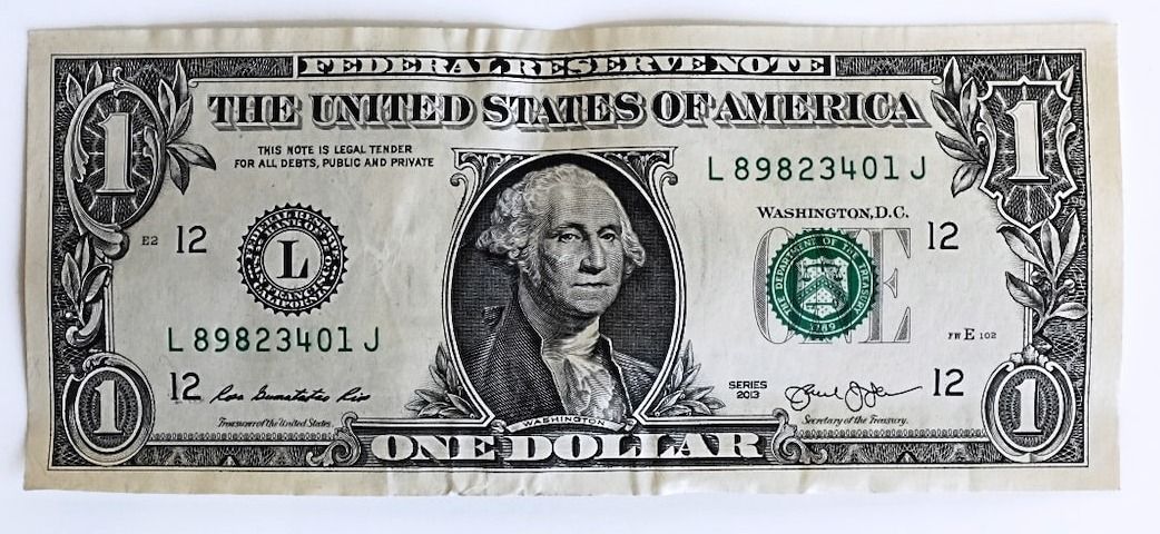$1 dollar bill