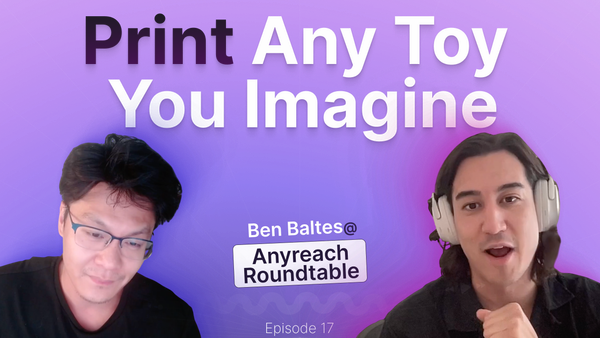 [Technology] From Physical to Digital: Ben Baltes on Building AI-Powered 3D Printing for the Next Generation