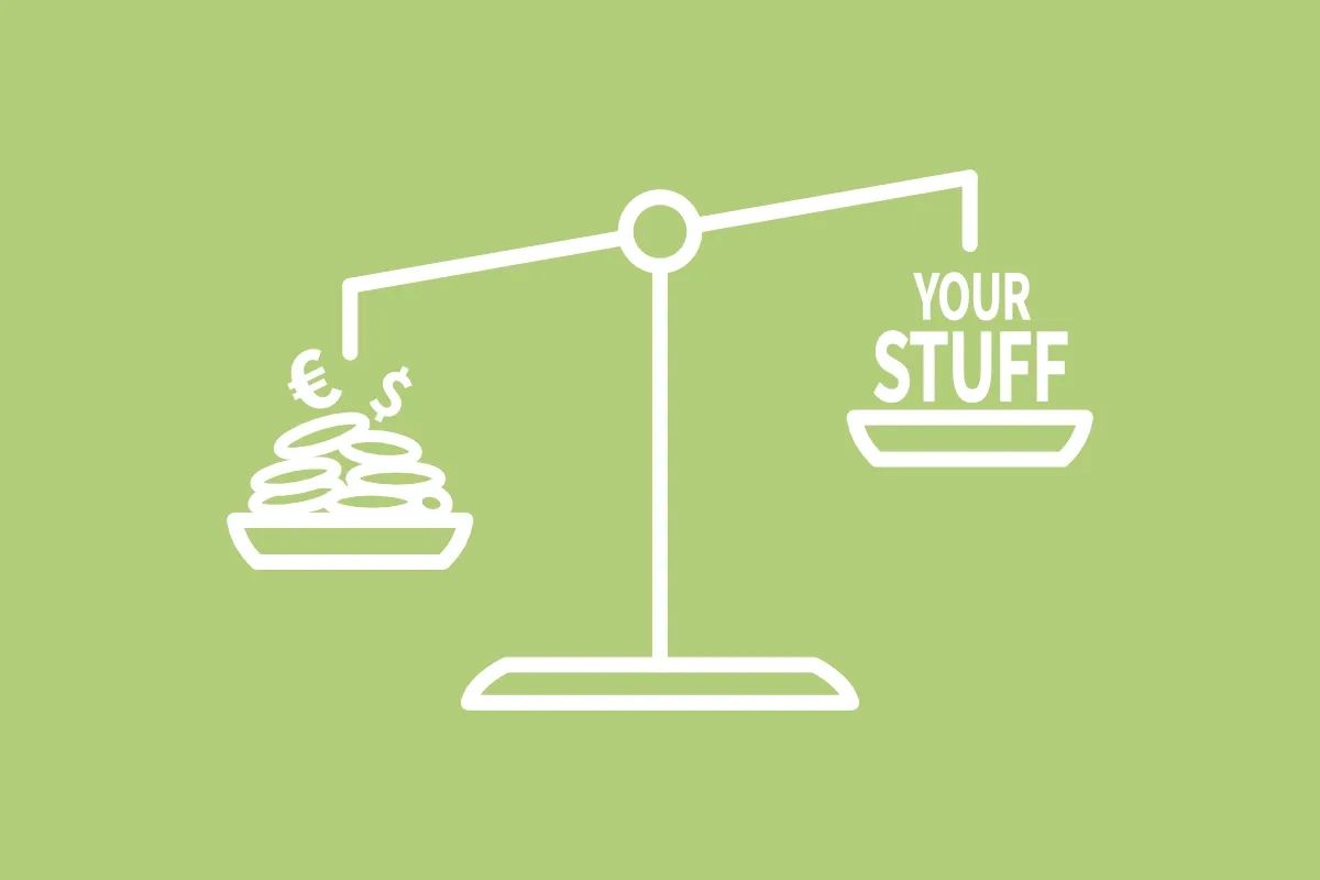 A low Stuff to Money Ratio decreases financial worries