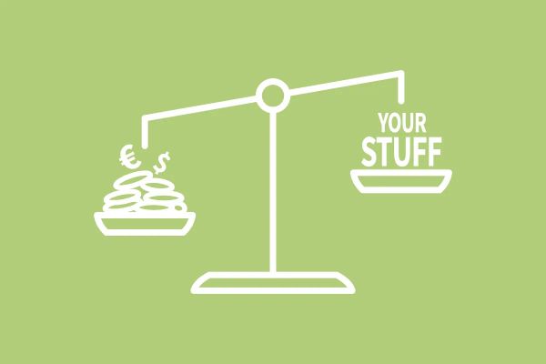 A low Stuff to Money Ratio decreases financial worries