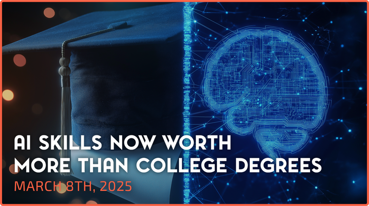 AI Skills Now Worth More Than College Degrees