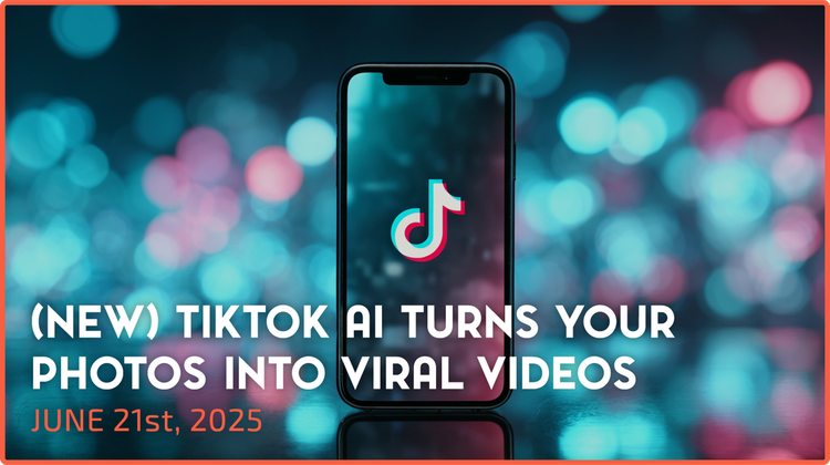 (New) TikTok AI turns your photos into viral videos