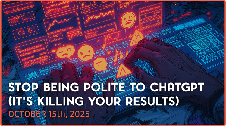 Stop Being Polite to ChatGPT (It's Killing Your Results)