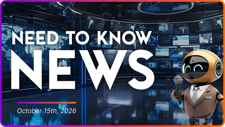 Need to Know News - October 15th, 2026