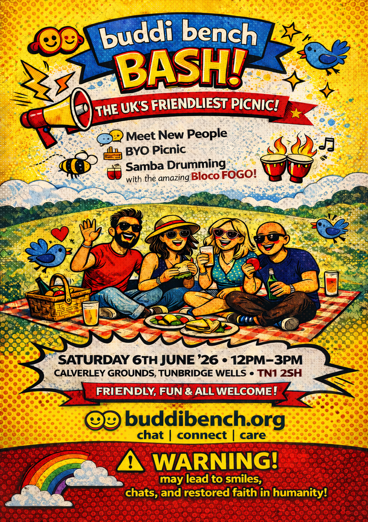 Who will you meet at my buddi bench bash?
