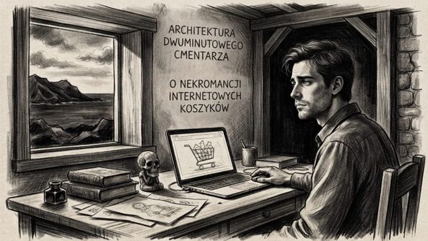 Architektura dwuminutowego cmentarza: O nekromancji internetowych koszyków.