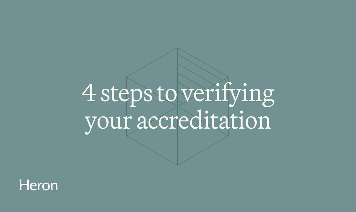 4 easy steps to becoming an accredited investor