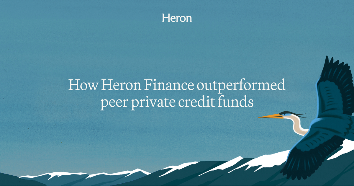 How Heron Finance outperformed peer private credit funds