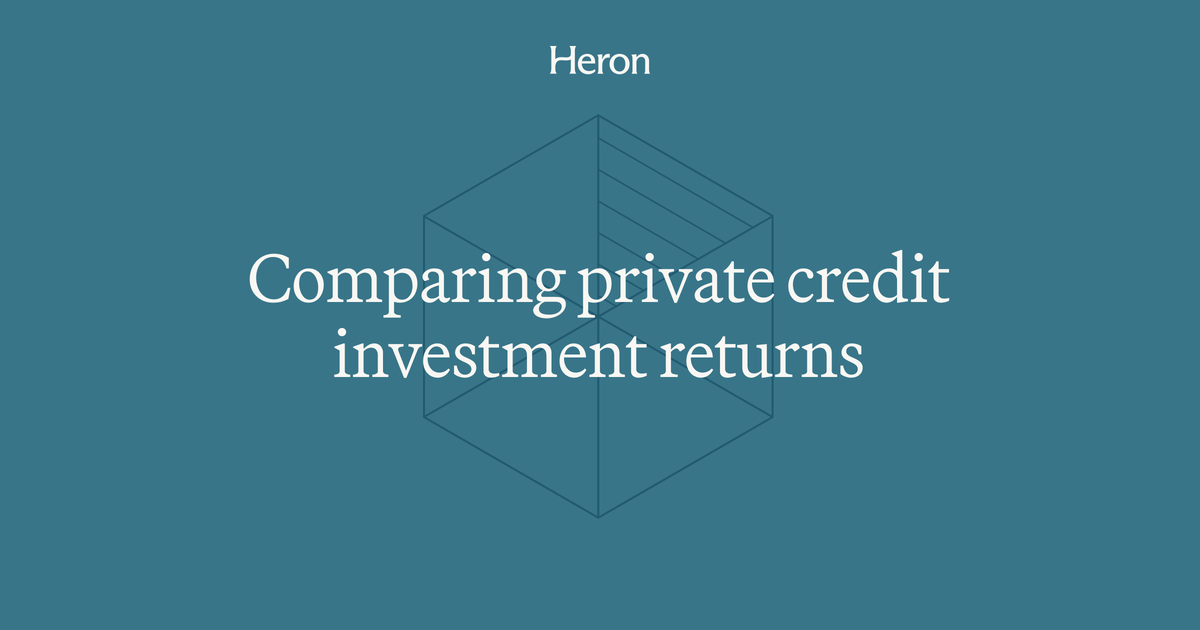 Comparing private credit investment returns across funds, ETFs, and platforms