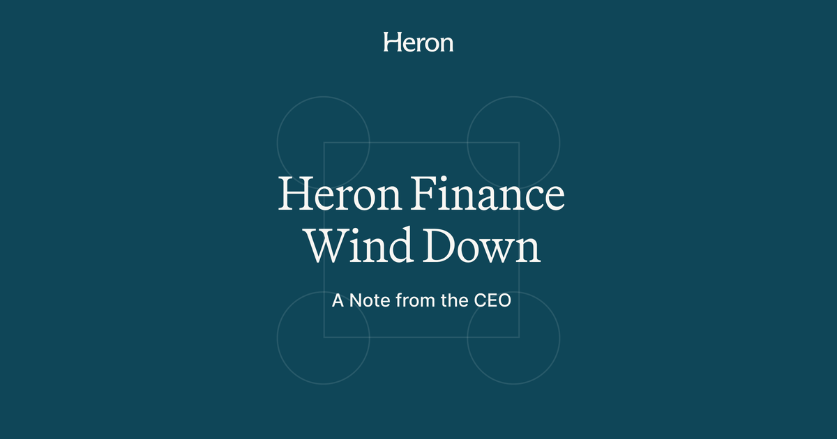 Heron Finance plans orderly wind down