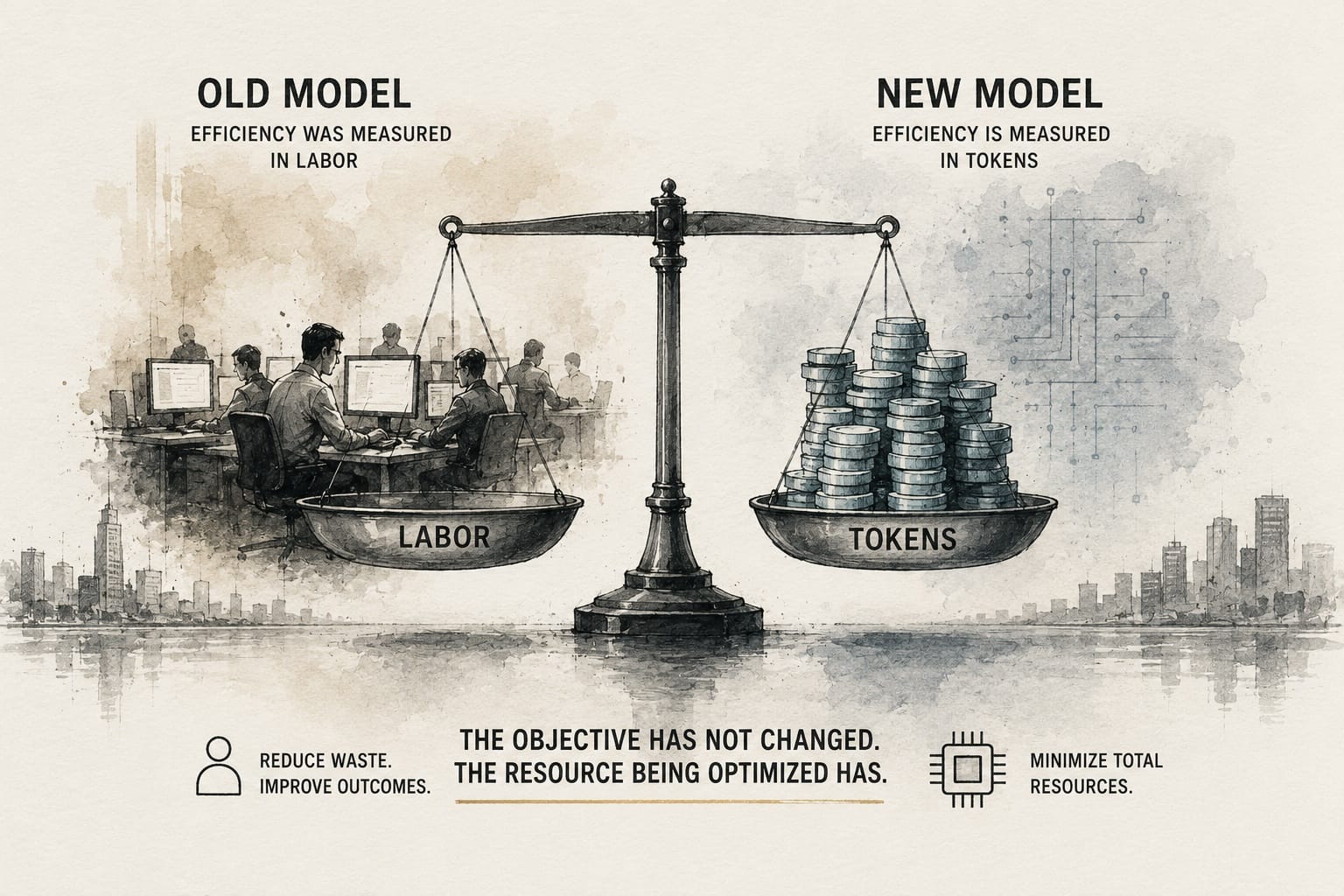 Labor Efficiency to Token Efficiency article illustration