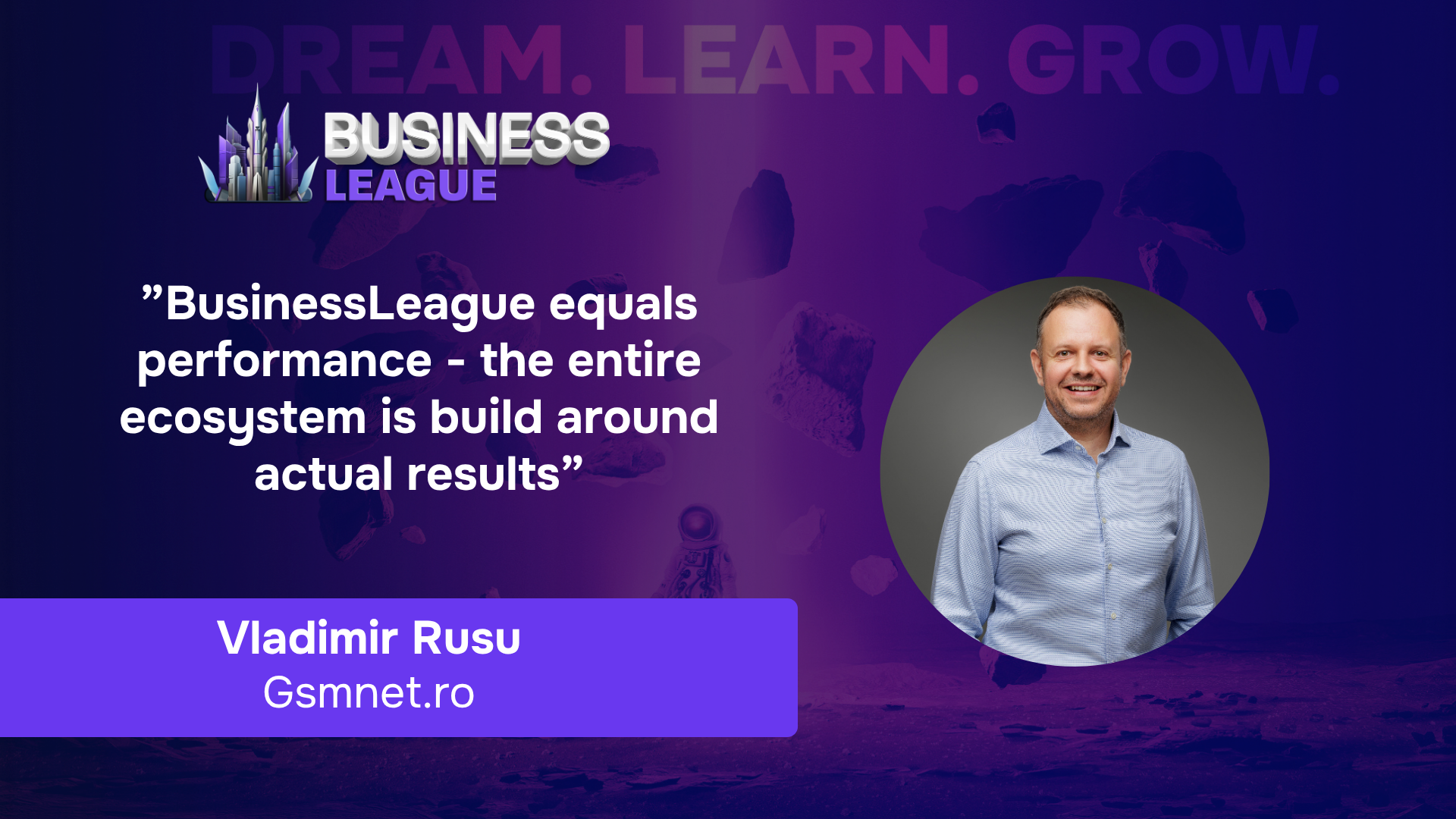 Vladimir Rusu (GSMnet.ro): ”We started at 1100 sales in February and got to 2500 in April”