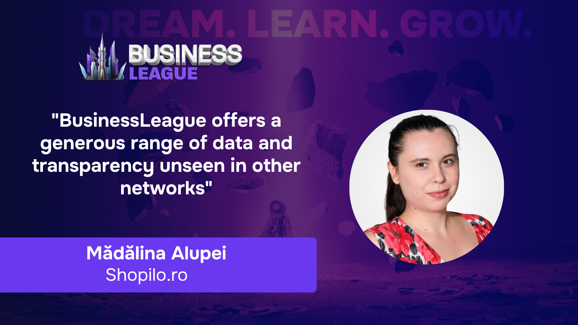 Mădălina Alupei (Shopilo): "In Romania, the maturation of affiliate marketing will happen faster than it took in the West"