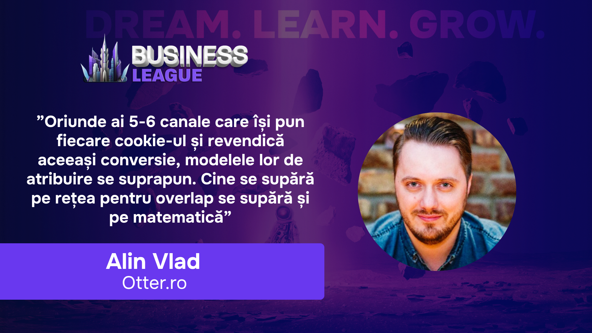 Alin Vlad (E-commerce Director, Otter): ”Cine se supără pe rețea pentru overlap se supără și pe matematică”