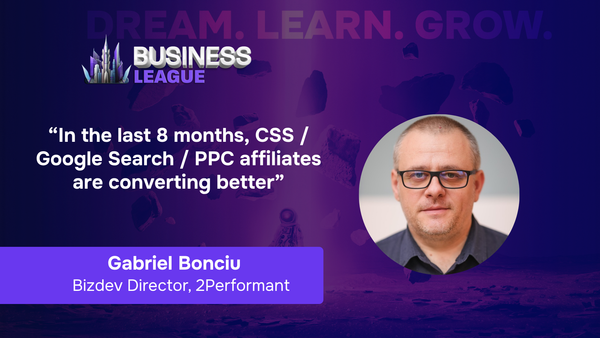 Gabriel Bonciu (Bizdev Director, 2Performant): High-intent search traffic is becoming relatively stronger again