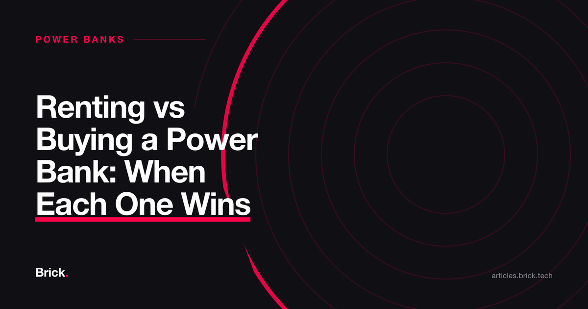 Renting vs Buying a Power Bank: When Each One Wins