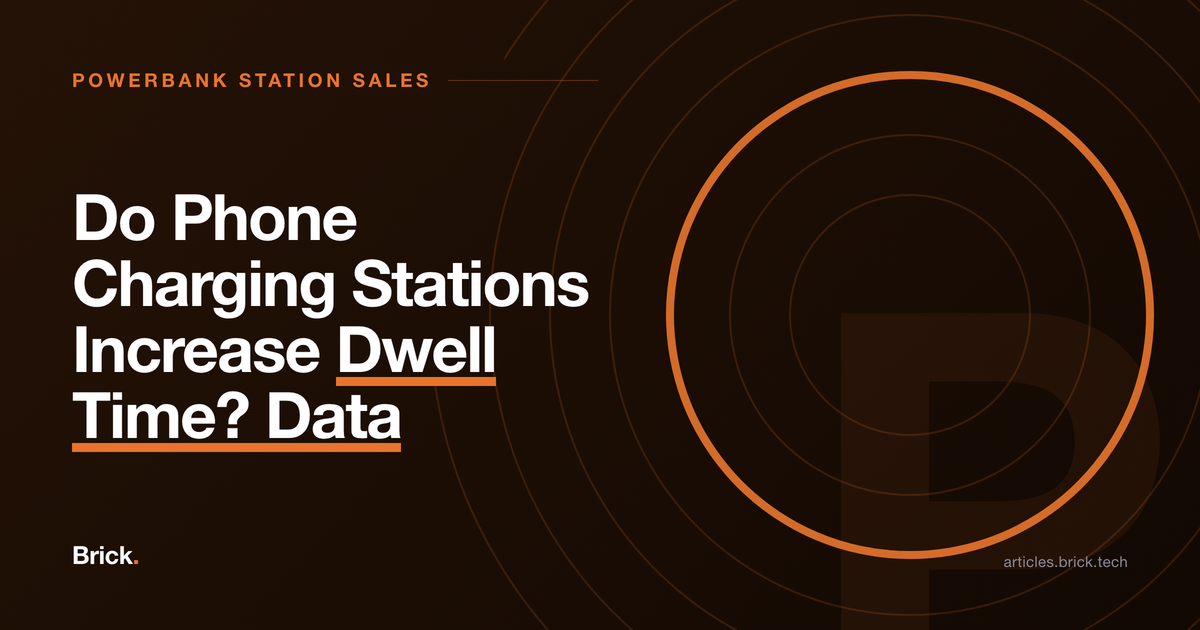 Do Phone Charging Stations Increase Dwell Time? Data