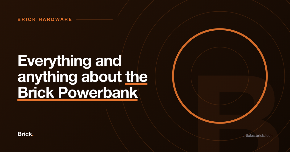 Everything and anything about the Brick Powerbank