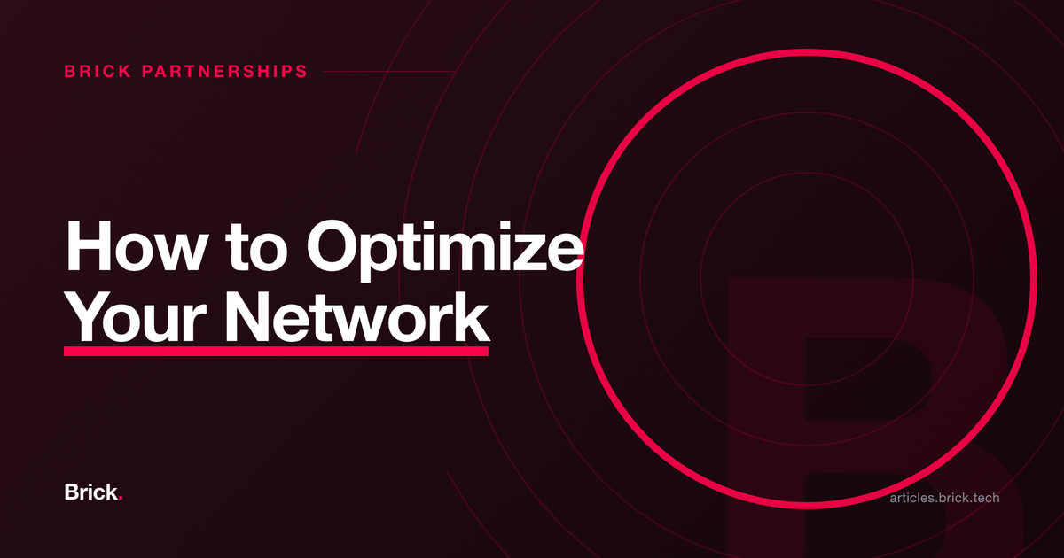 How to Optimize Your Network