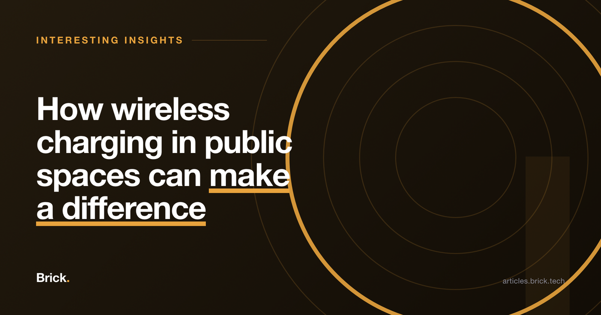 How wireless charging in public spaces can make a difference