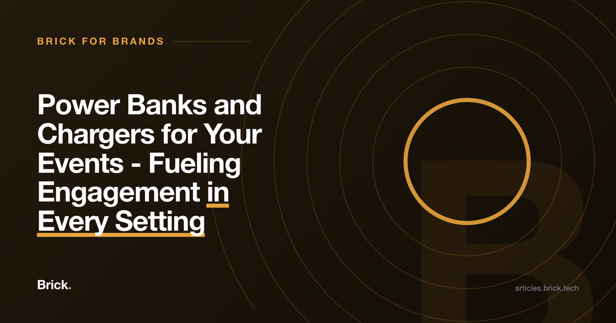 Power Banks and Chargers for Your Events - Fueling Engagement in Every Setting
