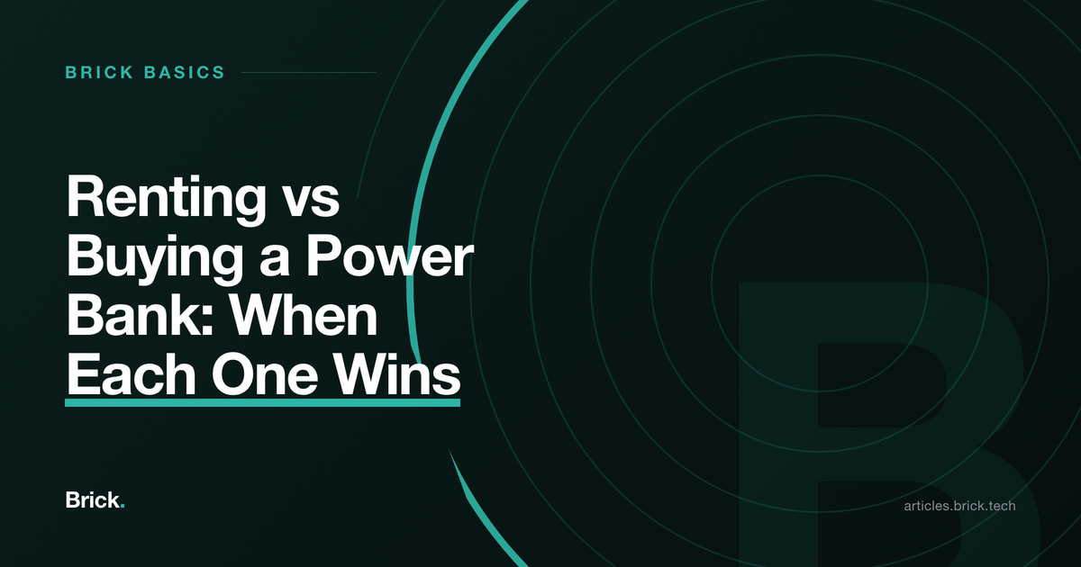 Renting vs Buying a Power Bank: When Each One Wins