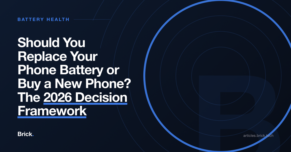 Should You Replace Your Phone Battery or Buy a New Phone? The 2026 Decision Framework