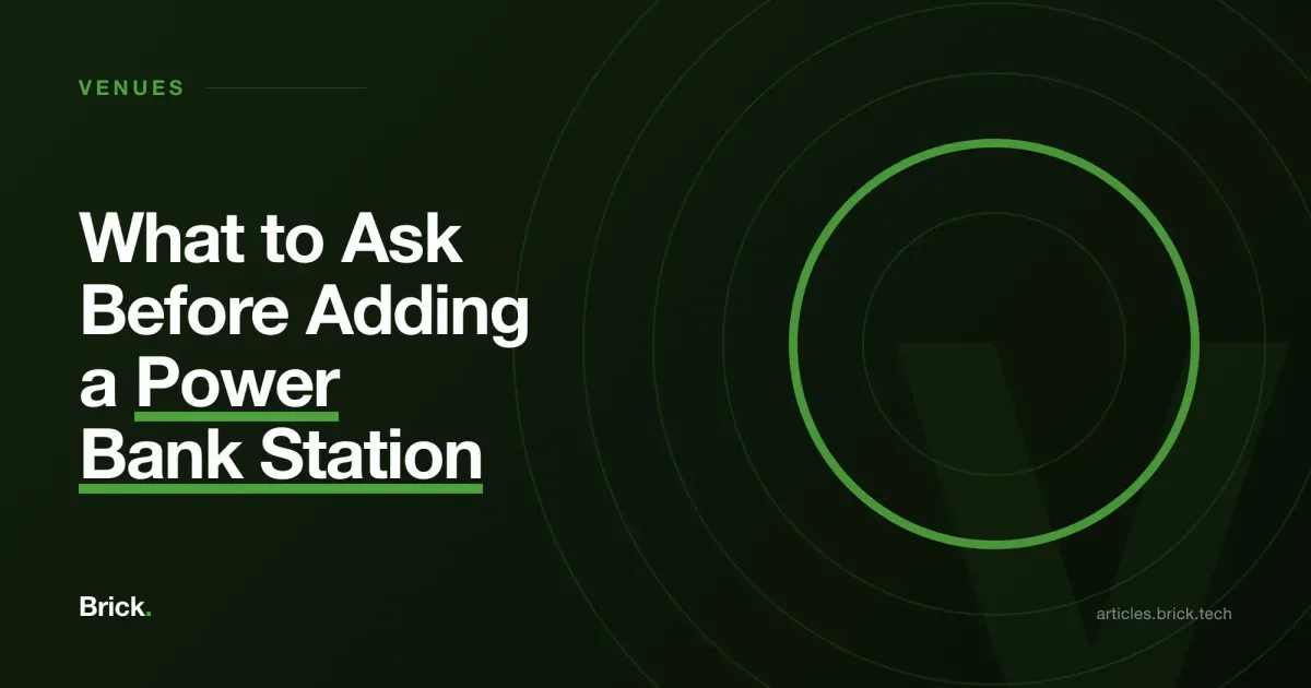 What to Ask Before Adding a Power Bank Station
