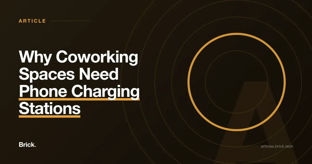 Why Coworking Spaces Need Phone Charging Stations