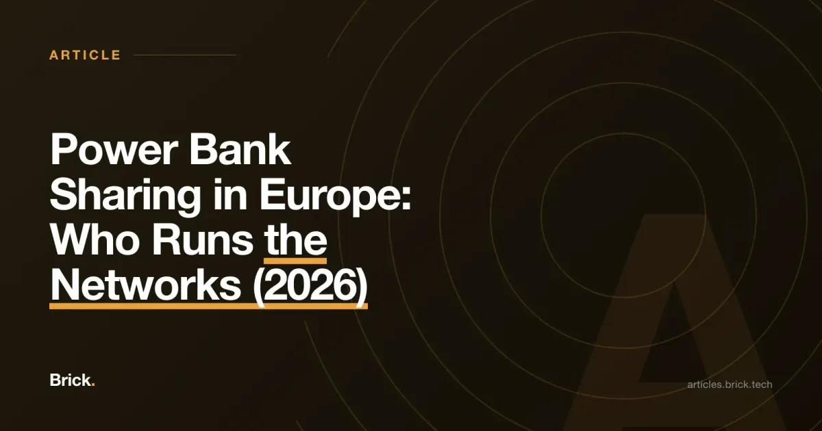 Power Bank Sharing in Europe: Who Runs the Networks (2026)