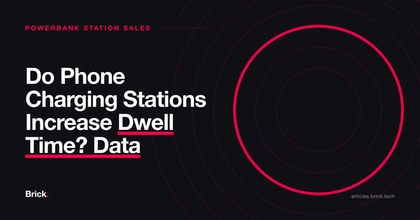 Do Phone Charging Stations Increase Dwell Time? Data