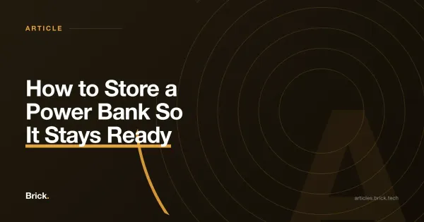How to Store a Power Bank So It Stays Ready