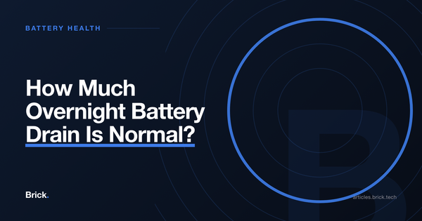 How Much Overnight Battery Drain Is Normal?