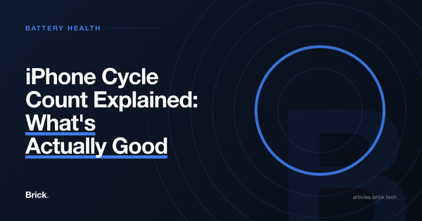 iPhone Cycle Count Explained: What's Actually Good
