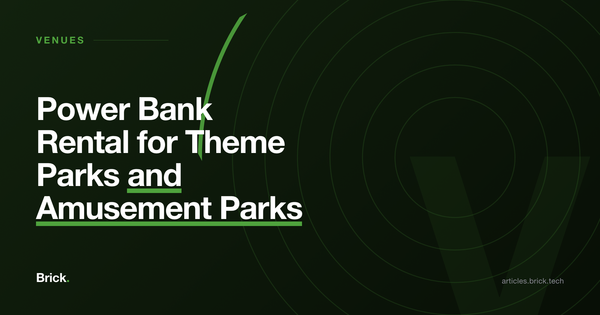 Power Bank Rental for Theme Parks and Amusement Parks