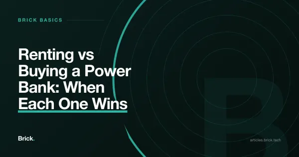 Renting vs Buying a Power Bank: When Each One Wins